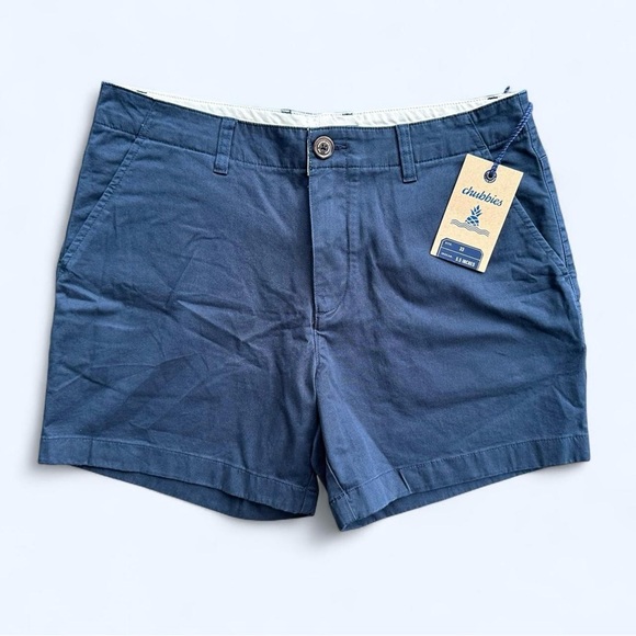 Chubbies The Armadas 5.5” Inseam 6 Pocket Short in Navy Blue Size 33 NWT - Picture 11 of 11